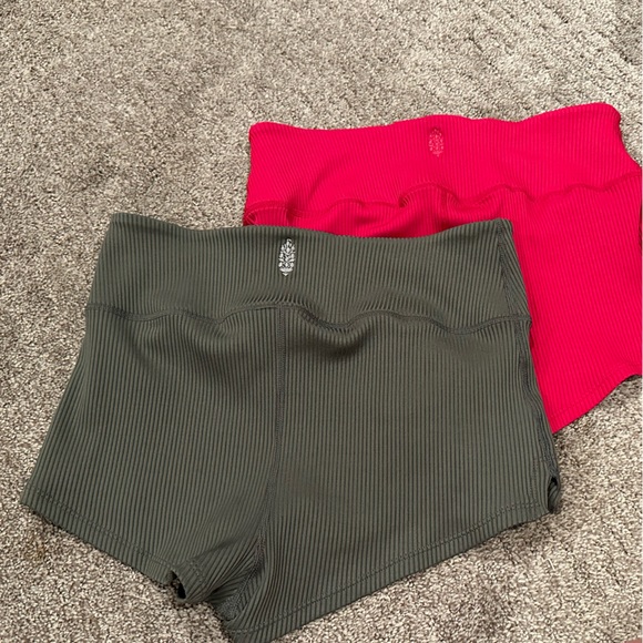 NWOTs: FP Movement by Free People ribbed shorts. Both for $25 - Picture 1 of 7